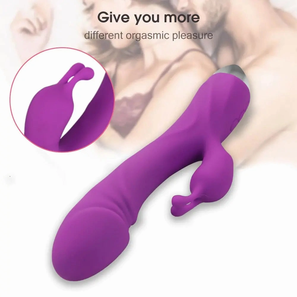 Quusvik Dual Stimulator Rabbit Vibrator for Women - G Spot & Clitoral Massage