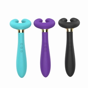 Quusvik-Penis Masturbator G Spot Vibrator Double Penetration Clit Clitoral Dildo