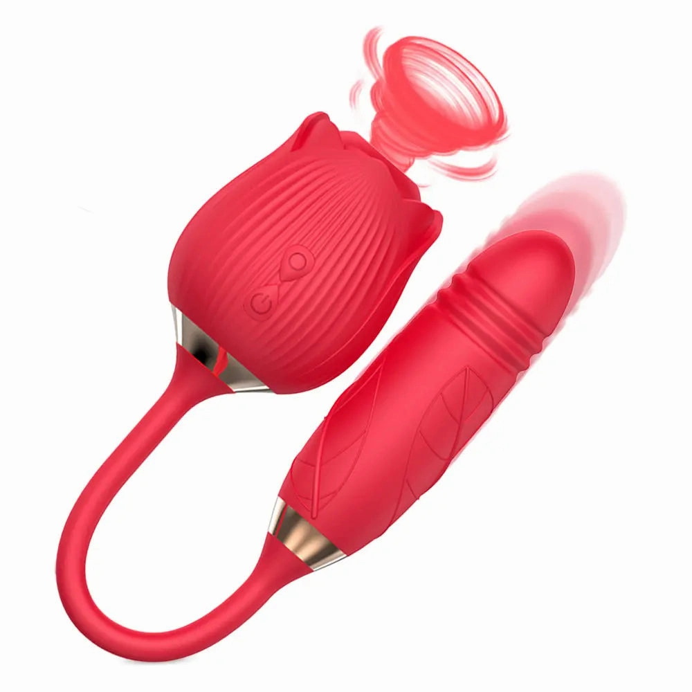 Quusvik-Rose 2nd generation female toy vibrator sucking licking sex device clitoris sucker