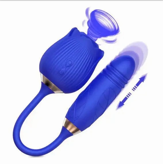 Quusvik-Rose 2nd generation female toy vibrator sucking licking sex device clitoris sucker