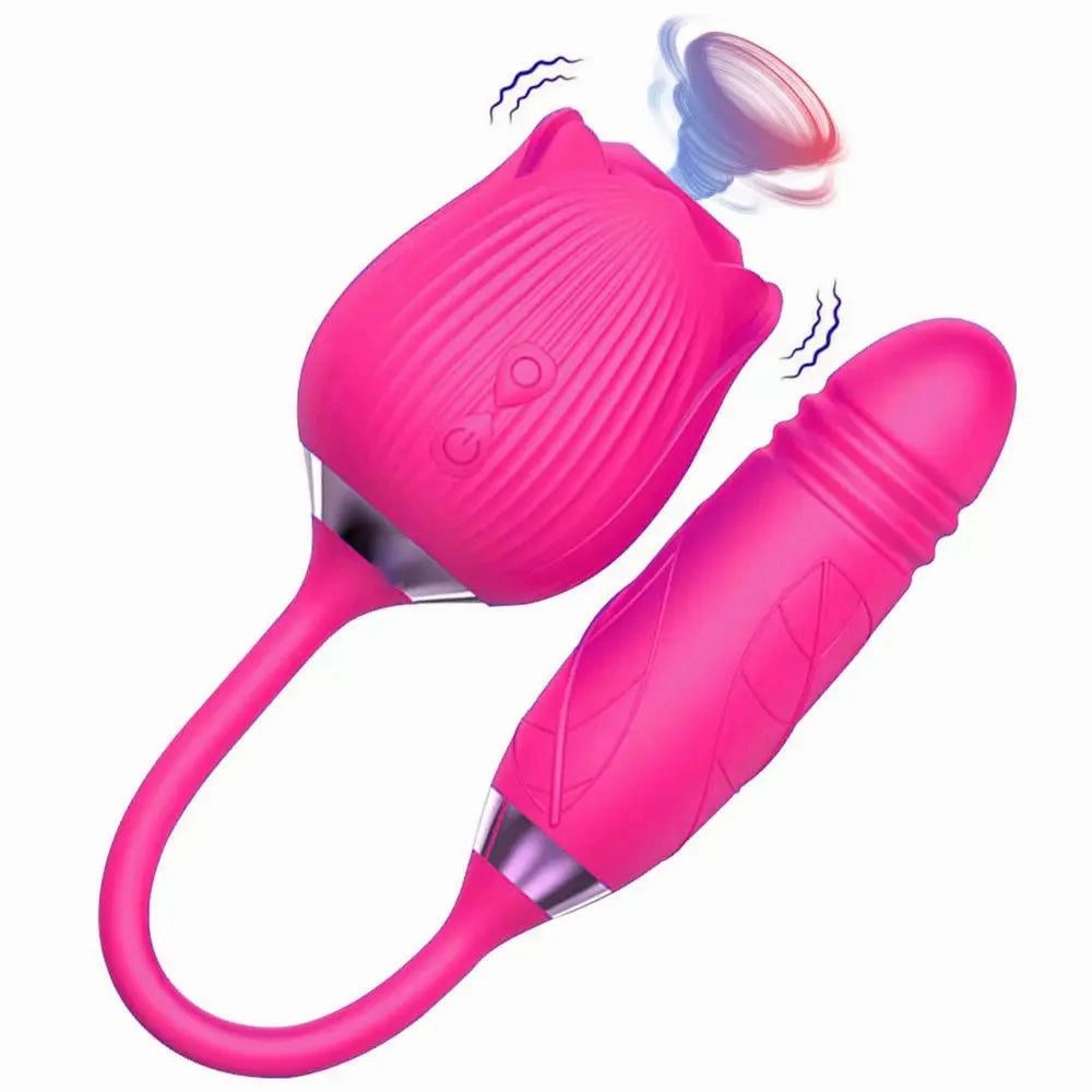 Quusvik-Rose 2nd generation female toy vibrator sucking licking sex device clitoris sucker
