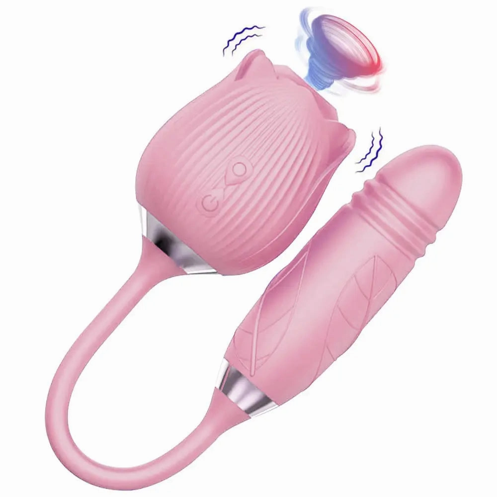 Quusvik-Rose 2nd generation female toy vibrator sucking licking sex device clitoris sucker