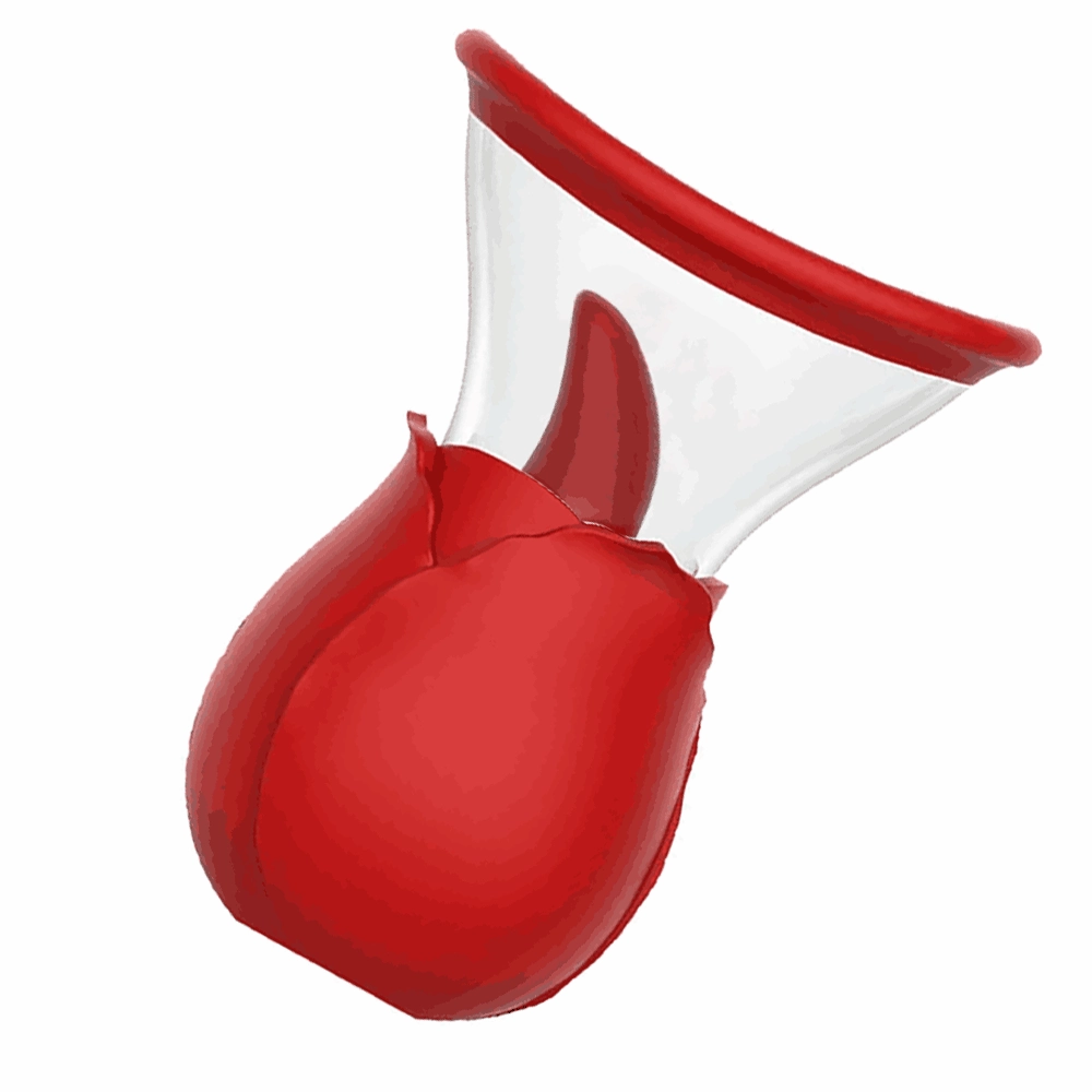 Quusvik Tongue-Shaped Rose Vibrator for Women, Compact & Discreet