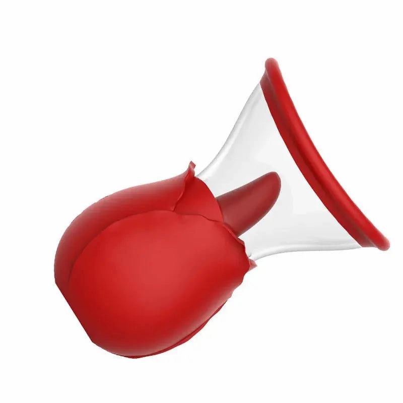 Quusvik Tongue-Shaped Rose Vibrator for Women, Compact & Discreet