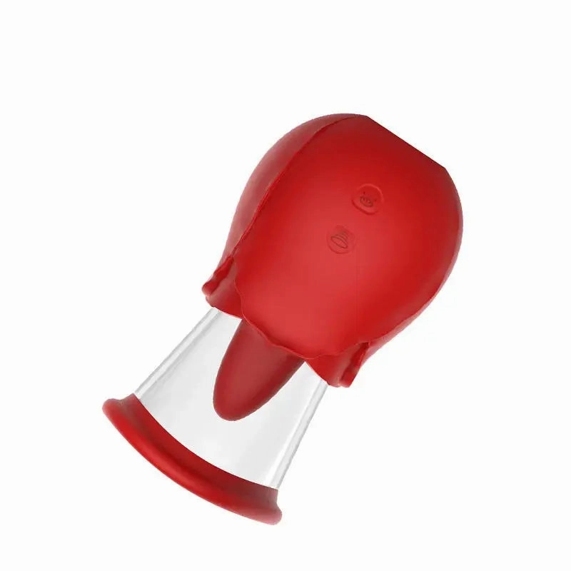 Quusvik Tongue-Shaped Rose Vibrator for Women, Compact & Discreet