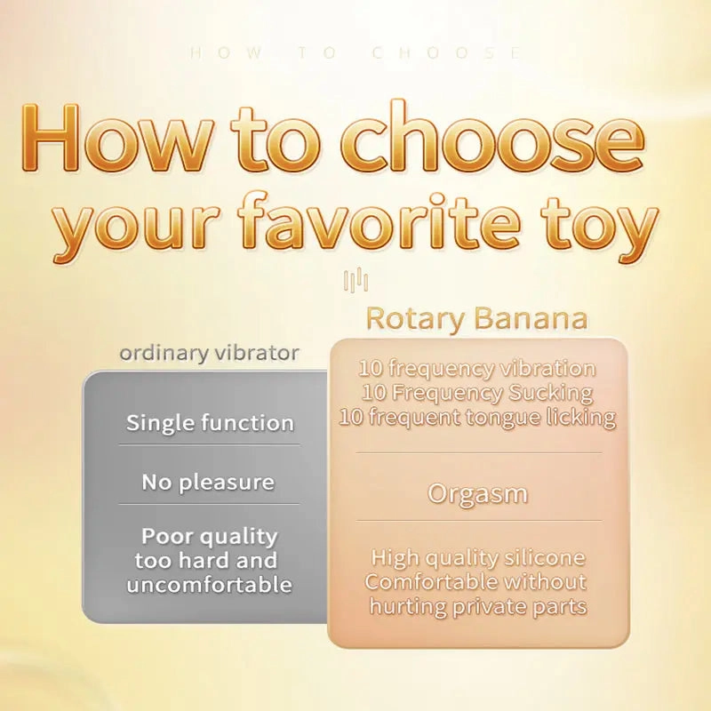 Quusvik- Transformable Banana Vibrator