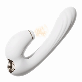 Quusvik Vibrating Wand for Women - 7-Freq Vibration & 3-Freq Suction Multi-Function Toy
