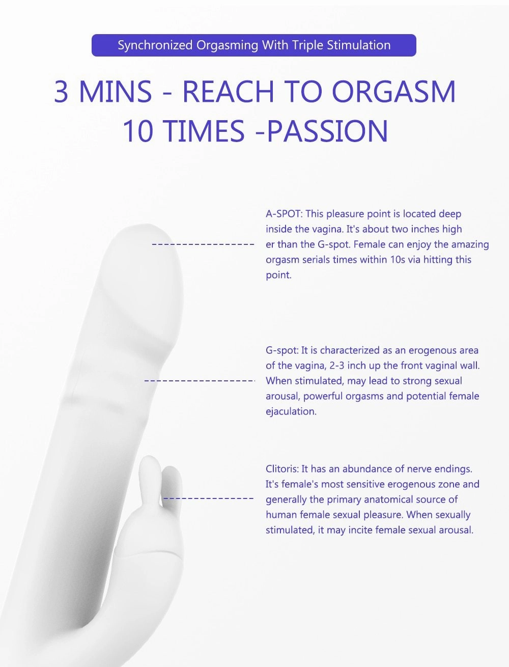 Rabbit 3 Point Vibrator