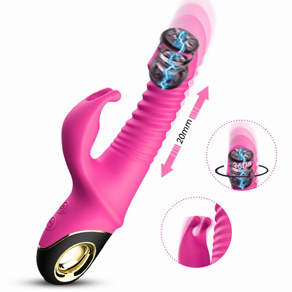 Rabbit Queen Thrusting Vibrator