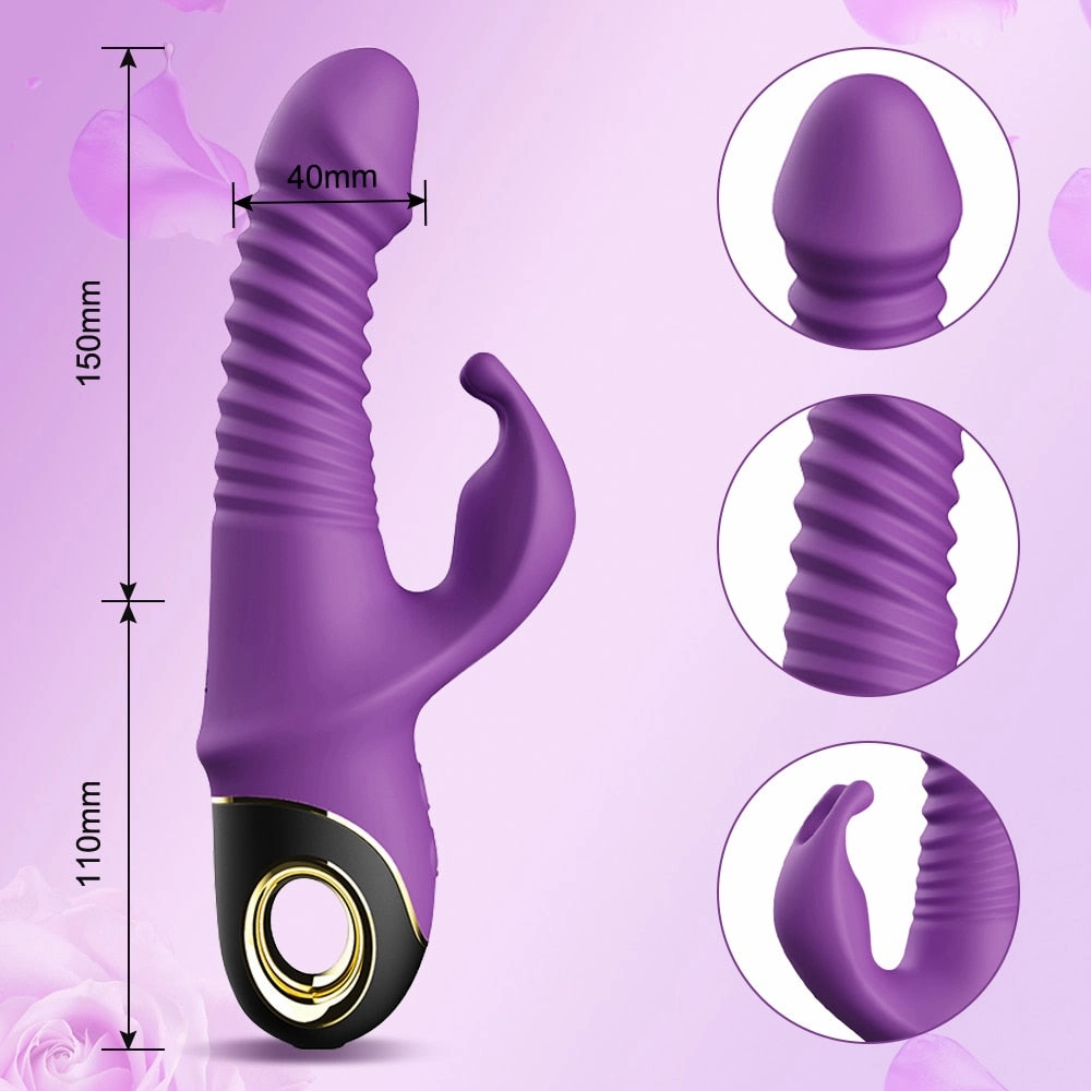 Rabbit Queen Thrusting Vibrator