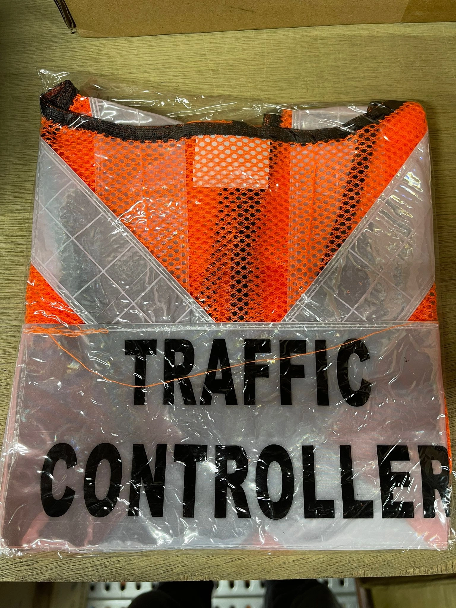 Red Safety Vest with words at back | Wording : Banksman, Fire Watchman, Lifting Supervisor, Rigger/Signal man, Security, Signal man, Traffic Controller