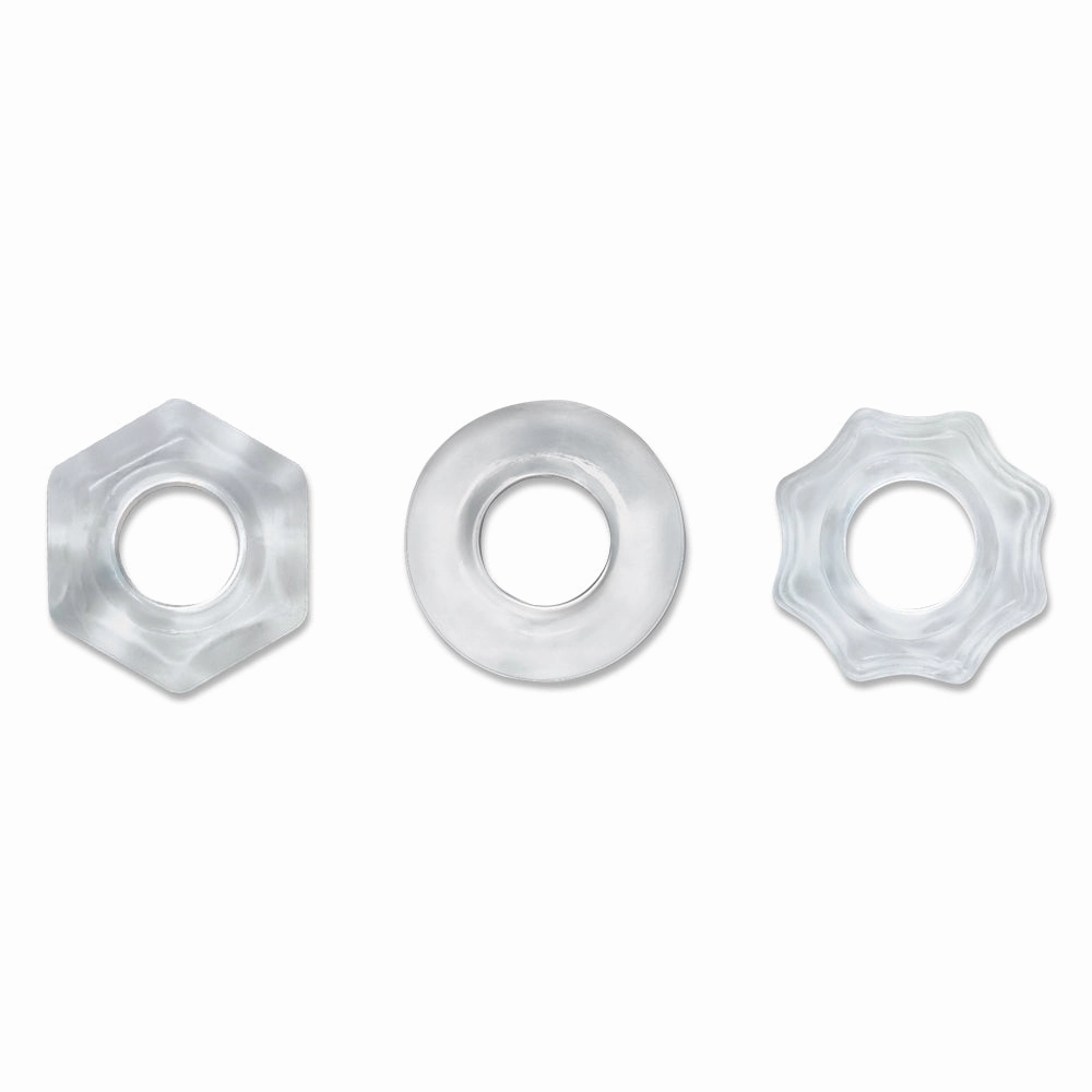 Renegade Chubbies Stackable Cock Rings 3-Pack