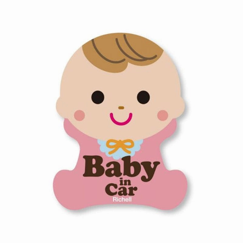 Richell - 3M Safety Reflective Baby In The Car Sticker Decal