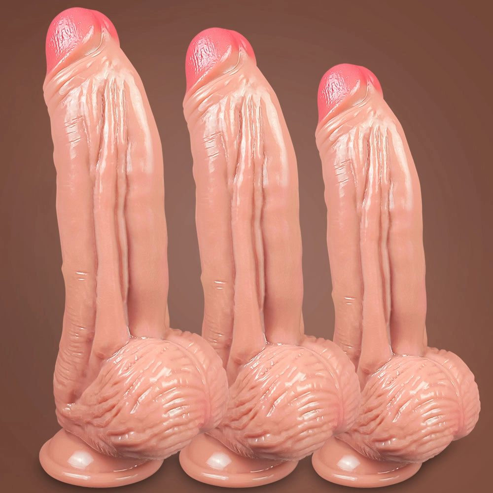 Roger-Thick Shaft Big Glans Silicone Lifelike Dildo For Beginners