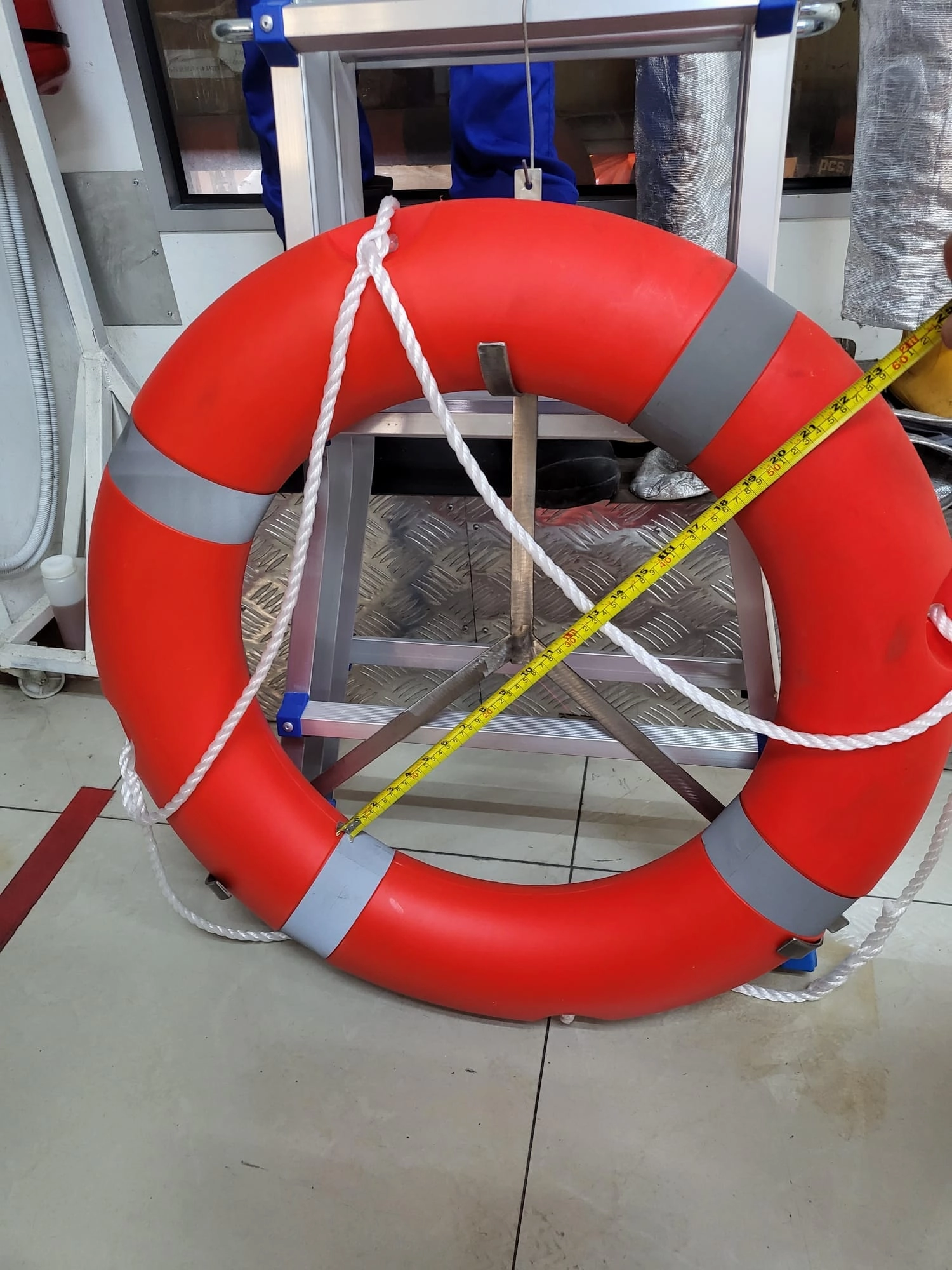 Safety Saving Swimming Pool Life Buoy with Reflective Strip | Model: LIFEBUOY