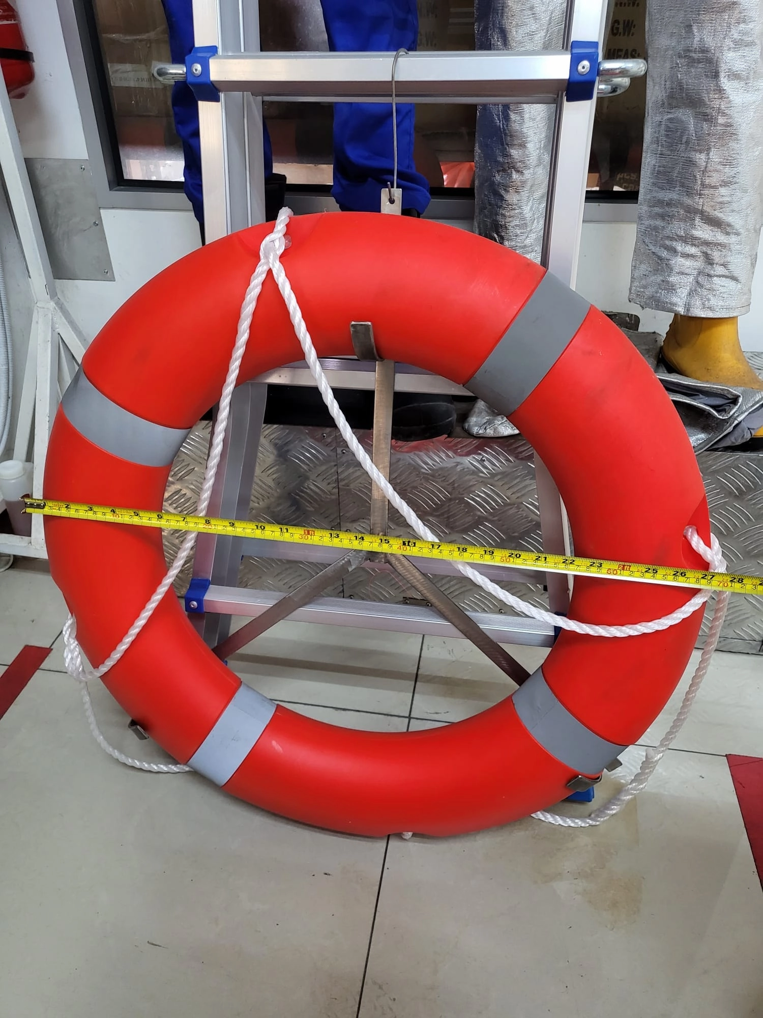 Safety Saving Swimming Pool Life Buoy with Reflective Strip | Model: LIFEBUOY