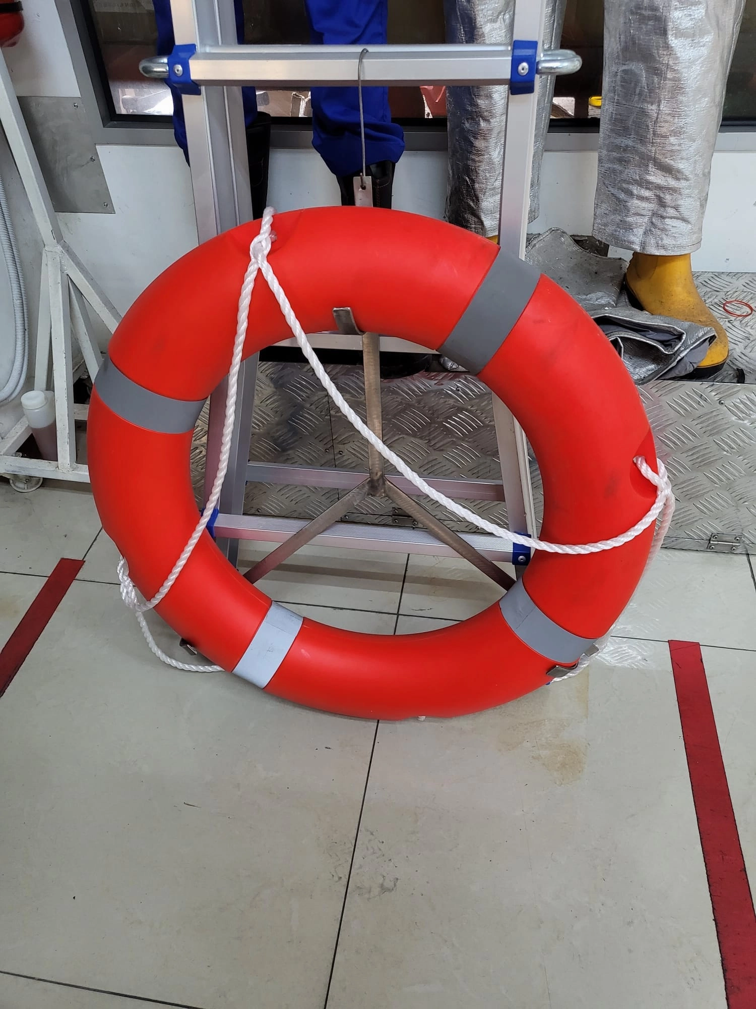 Safety Saving Swimming Pool Life Buoy with Reflective Strip | Model: LIFEBUOY