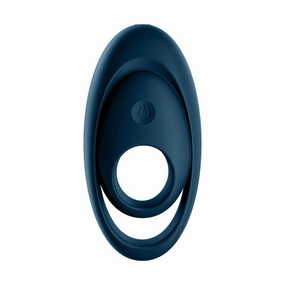 Satisfyer - Glorious Duo Silicone Vibrating Cock Ring (Black)