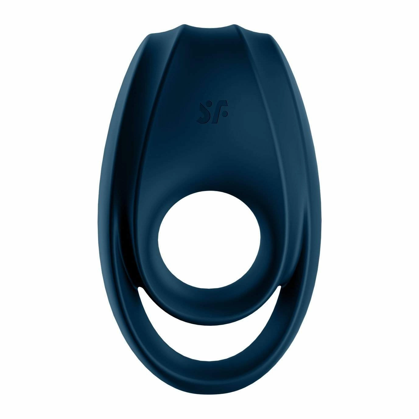 Satisfyer - Incredible Duo Silicone Vibrating Cock Ring (Black)