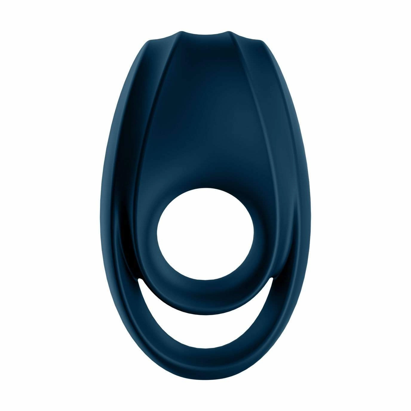 Satisfyer - Incredible Duo Silicone Vibrating Cock Ring (Black)
