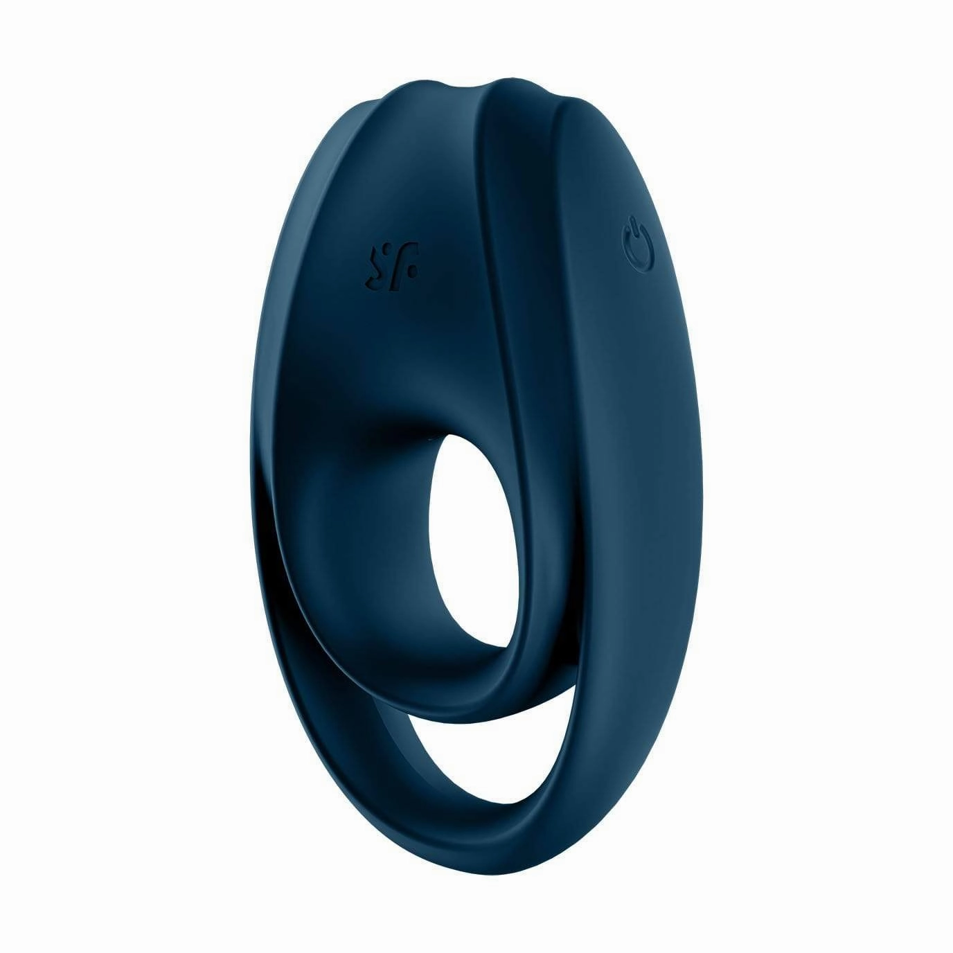 Satisfyer - Incredible Duo Silicone Vibrating Cock Ring (Black)