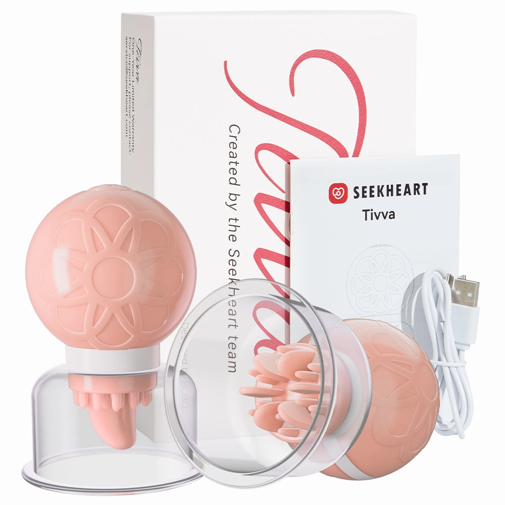 SeekHeart Tivva Breast Massager With 10 Rotation modes and 10 Vibration Patterns