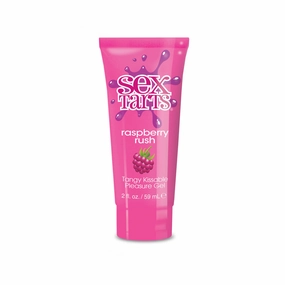 Sex Tarts Pleasure Gel, Raspberry Rush, 2 fl. oz. (59 mL) Tube