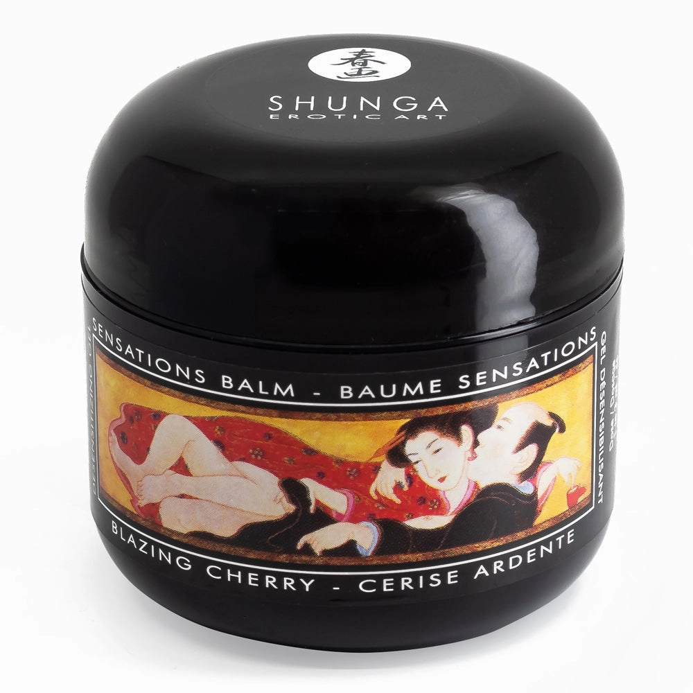 Shunga Blazing Cherry Warming Desensitising Sensations Balm