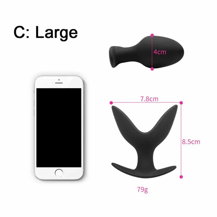 Silicone Anal Stretcher Sex Toys