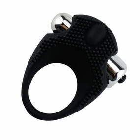 Silicone Vibrating Cock Ring with Raised Ticklers