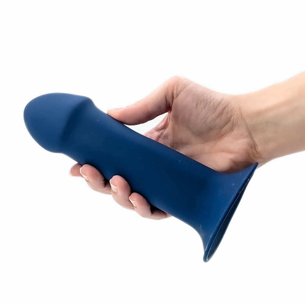 Squeeze-It Squeezable Thick Dildo (Blue)