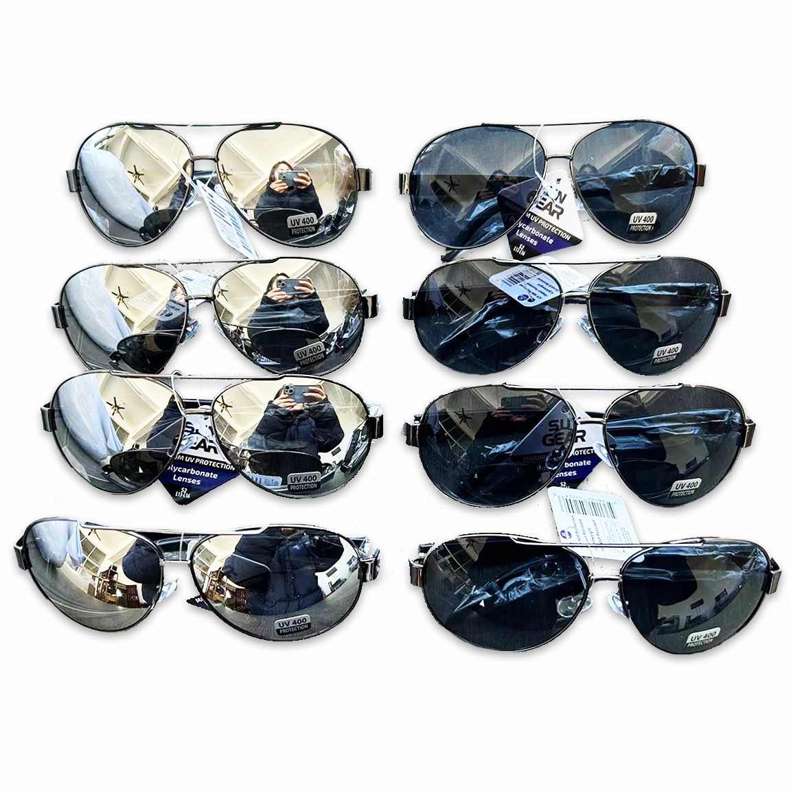 Sunglasses Sungear Assortment - 8 Pieces Per Pack 50254