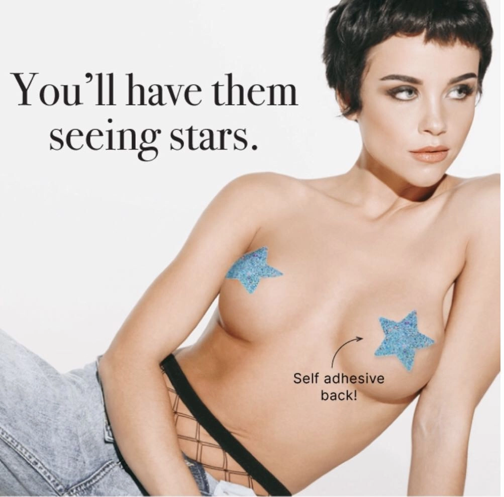 Twinkle Ta-Ta's - Glow in the Dark Nipple Pasties - IN STOCK - 3 LEFT! - Pure Romance