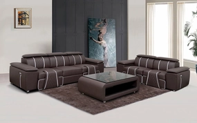 Uli Leather Sofa   Loveseat  Coffee Table