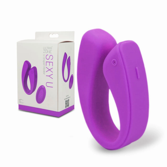 UltraZone Sexy U Vibrator, Purple
