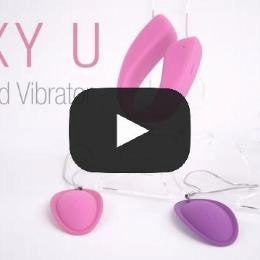 UltraZone Sexy U Vibrator, Purple