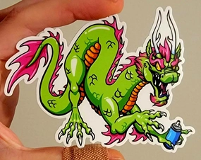 Vandal Dragon Sticker