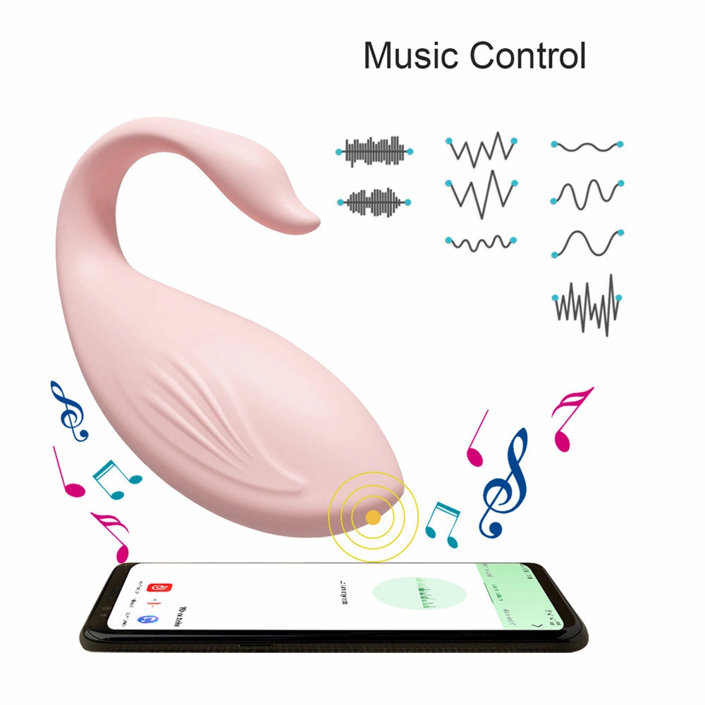 Wearable Swan Vibrator App Controlled Love Egg - W7