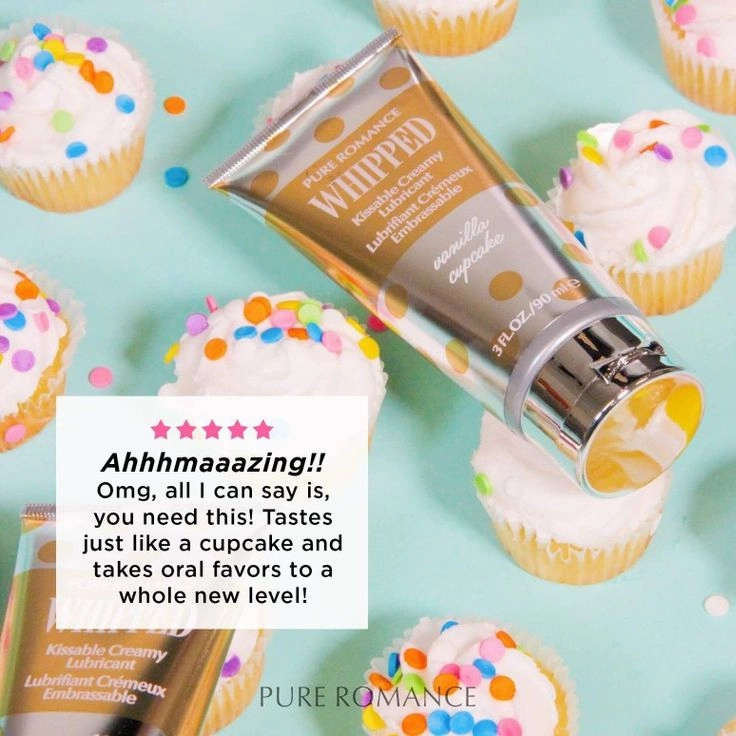 Whipped Lubricant - Vanilla Cupcake - IN STOCK - Pure Romance