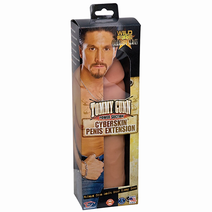 Wildfire Celebrity Series Tommy Gunn Power Suction CyberSkin Penis Extension