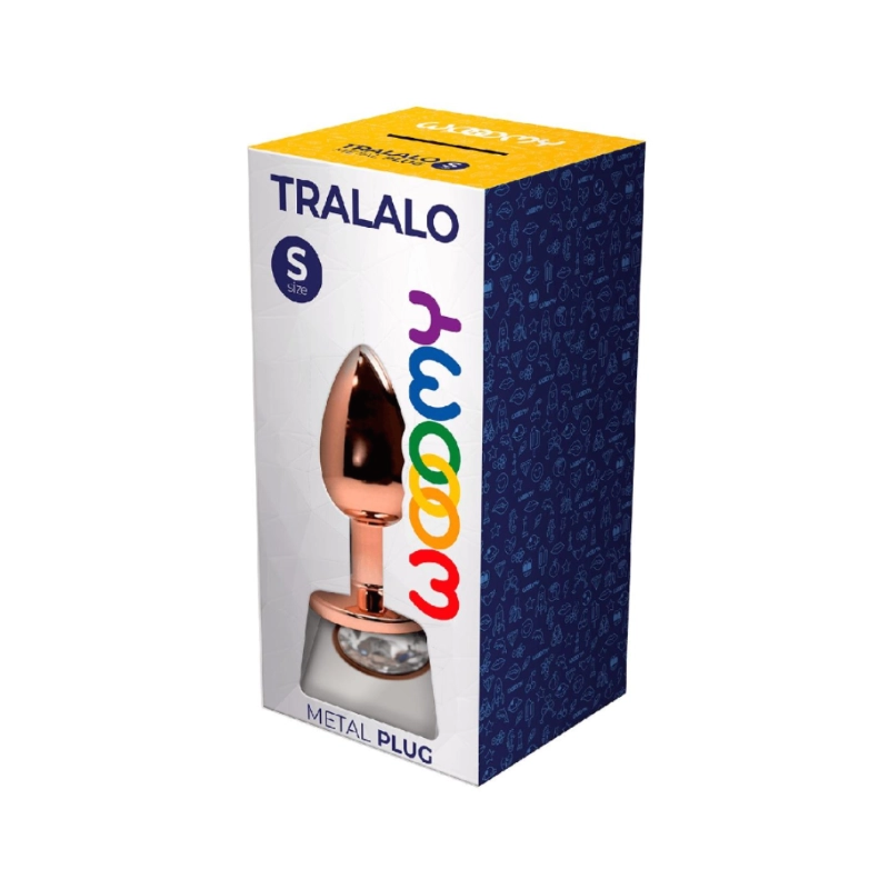 Wooomy Tralalo Rose Gold Metal Butt Plug Small
